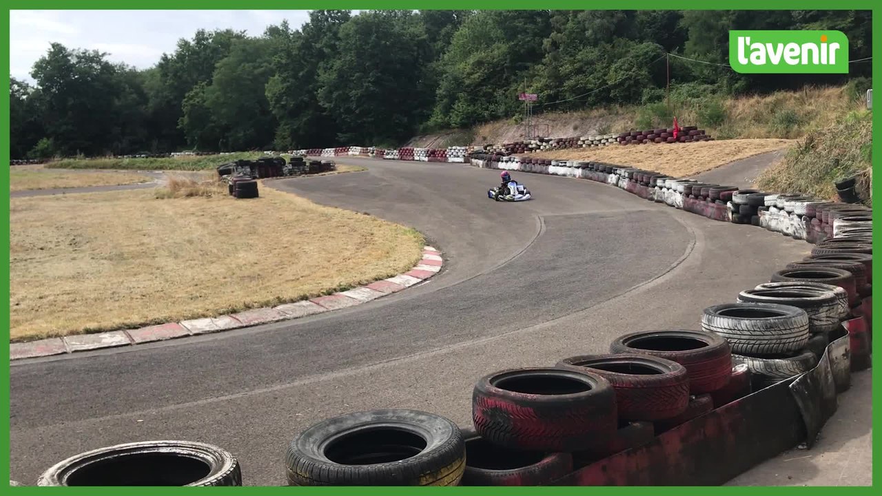 Tests sonores au karting d'Amay