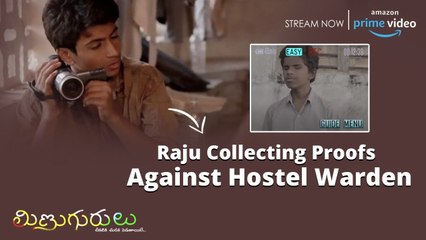 Raju collecting proofs against Hostel Warden | Minugurulu Movie Scene