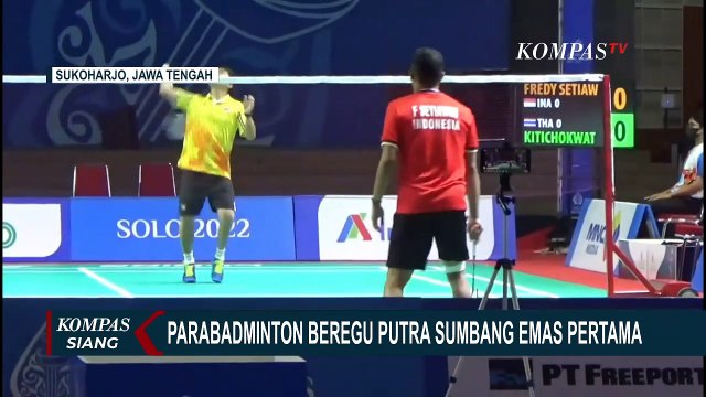 Bangga! Parabadminton Beregu Putra Indonesia Sumbang Emas Pertama di ASEAN Para Games 2022!