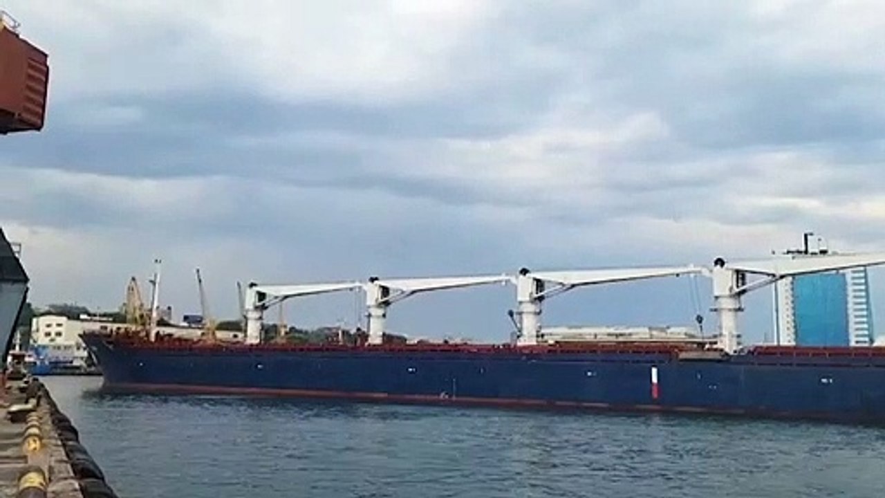 Ucrânia retoma exportação de grãos