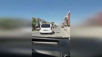 Aydın'da Taliban bayraklı konvoy