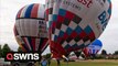 Hot air balloons take to the skies in a series of pre-flights ahead of Bristol Balloon Fiesta 2022