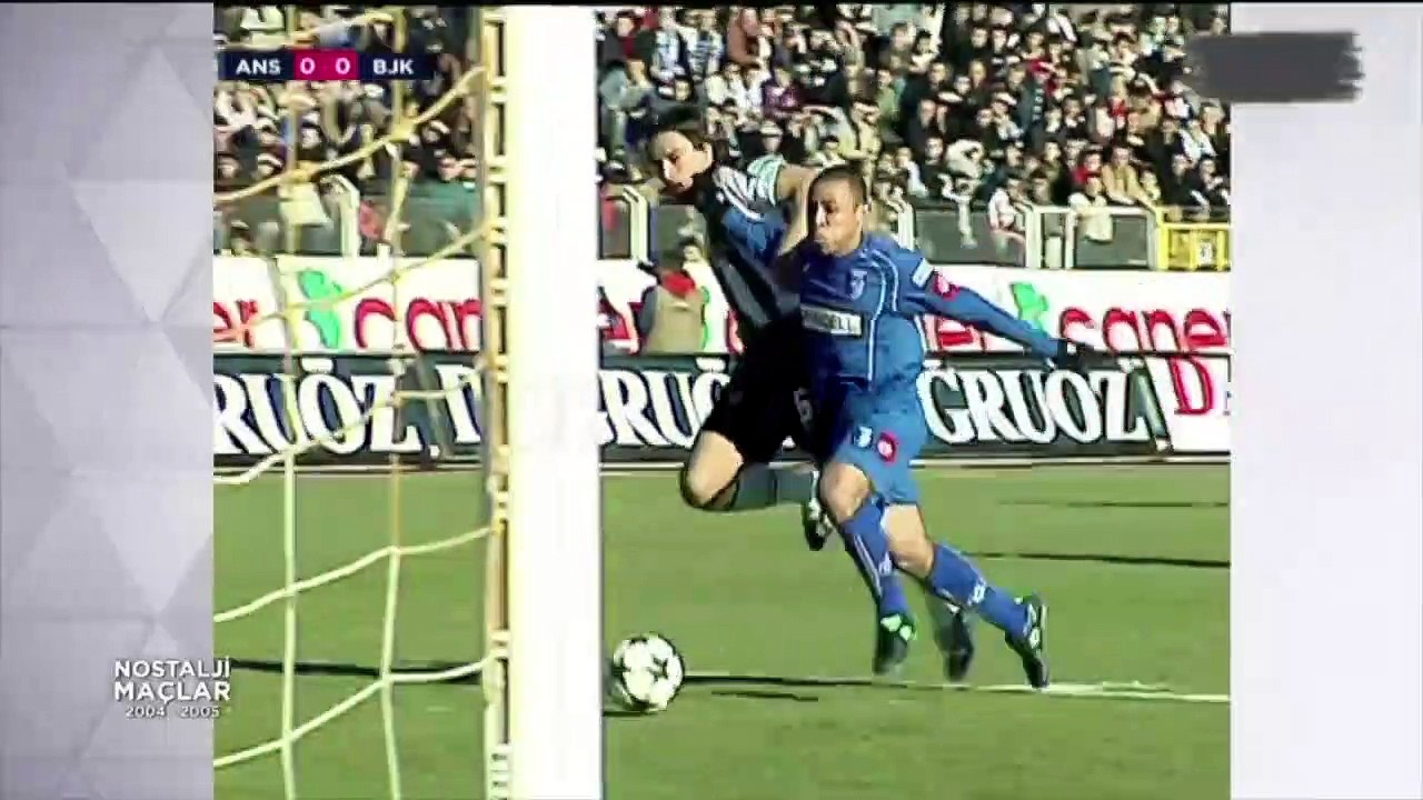B. B. Ankaraspor 2-4 Beşiktaş [HD] 13.03.2005 - 2004-2005 Turkish Super League Matchday 1