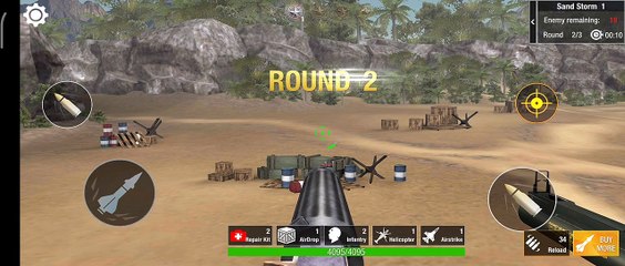 Beach War - Sand Strom (With Vicker Mechine Gun)