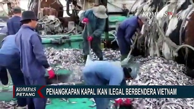 KKP Hiu Macan 01, Tangkap 2 Kapal Berbendera Vietnam di Laut Natuna