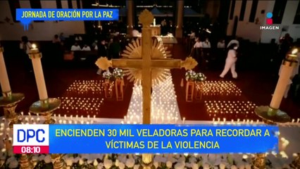 Prenden 30 mil veladoras en Xochimilco para recordar a víctimas de violencia