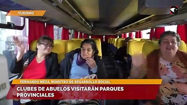 Clubes de abuelos visitarán parques provinciales