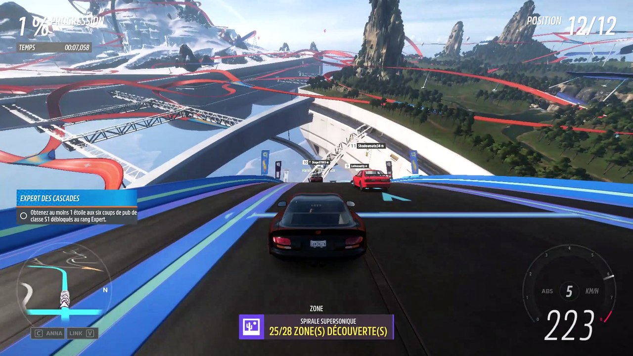 Forza Horizon 5 sprint de vitesse du nexus