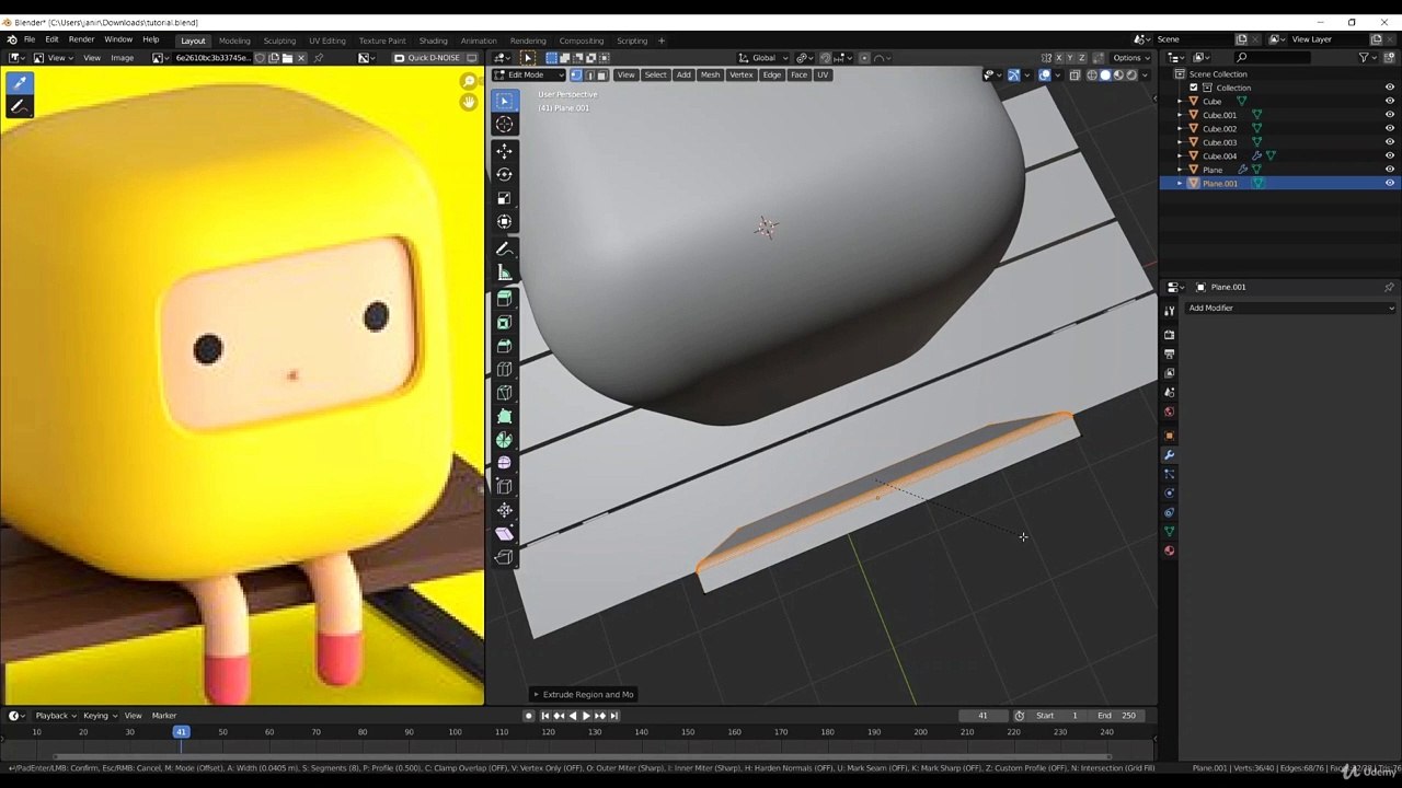 06 Learn how to make NFT using Blender 3D Creation - Part 5 Character Modeling 1