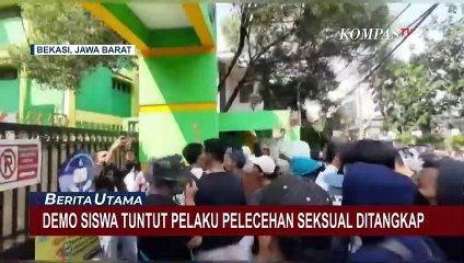 Ratusan Siswa SMP 6 Bekasi Unjuk Rasa, Minta Pelaku Pelecehan Seksual Dihukum!
