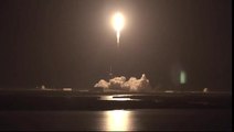 Blastoff! SpaceX Crew-4 astronauts launch to space station, booster lands