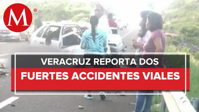Accidentes automovilísticos dejan cinco personas muertas en Veracruz