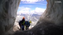 Ola de calor en los Alpes: subir al Mont Blanc es más peligroso que nunca
