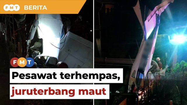 Juruterbang maut, seorang lagi parah dalam nahas pesawat terhempas di Perak