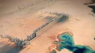 TheLin, la ville égologique étendue sur 170 km en Arabie Saoudite