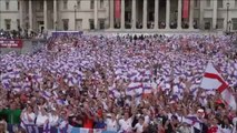 Inglaterra celebra la Eurocopa por todo lo alto