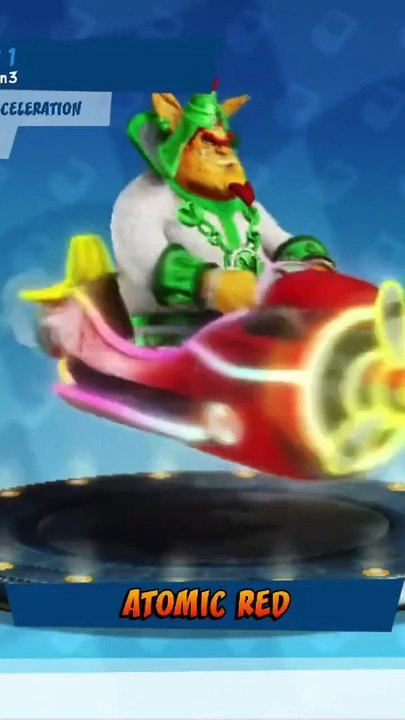 Atomic Red Paint Job Showcase - Crash Team Racing Nitro-Fueled