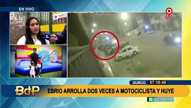 ¡Indignante! camioneta arrolla dos veces a motociclista, se da la fuga y Fiscalía lo deja libre