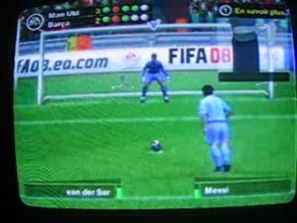 Vidéo FIFA 08 Tirs au but. Manchester United VS Barça