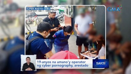19-anyos na umano'y operator ng cyber pornography, arestado | Saksi