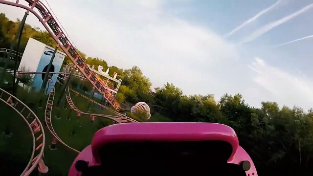 K3 Roller Skater Roller Coaster (Plopsaland De Panne - West Flanders, Belgium) - Roller Coaster POV Video - Front Row