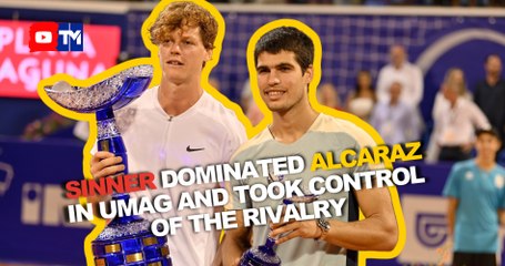 VIDEO: In Umag, Sinner dominated Alcaraz in the final and took control of the rivalry
