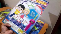 Unboxing and Review of Ratnas Flying Rotor Boomerang and Air Spinner toy for Kids