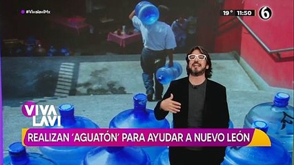 Realizan 'aguatón' para ayudar a Nuevo León