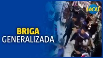 Lojistas brigam em shopping popular de BH