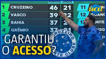Cruzeiro abre 14 pontos do quinto colocado na série B