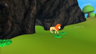 Magical Lion and Cave Thieves Hindi Moral Stories for Kids | JOJO TV Kids