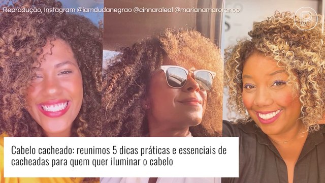 Cabelo cacheado: reunimos 5 truques práticos e essenciais de cacheadas para quem quer iluminar o cabelo
