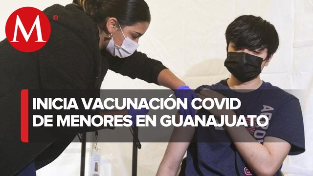 Anuncian vacunación contra covid-19 para menores 12 a 14 años en Guanajuato