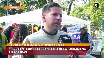 Tierra en flor celebran el día de la pachamama en posadas CT