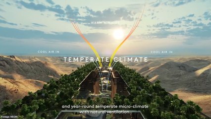 Saudi Arabia unveils plans for futuristic, vertical city 'The Line' in Neom | August 2, 2022 | ACM