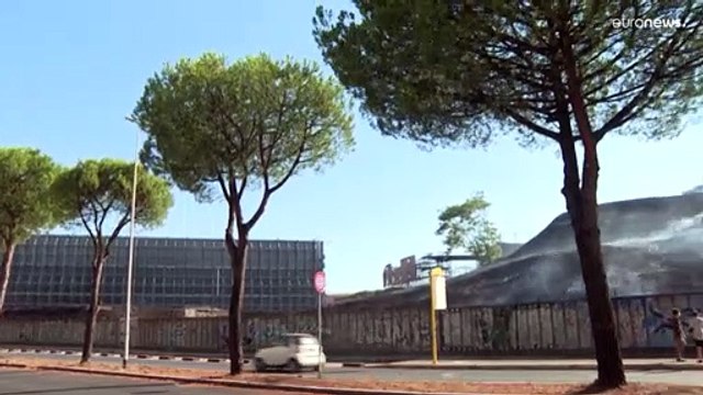 Пожар на киностудии Cinecittà в Риме