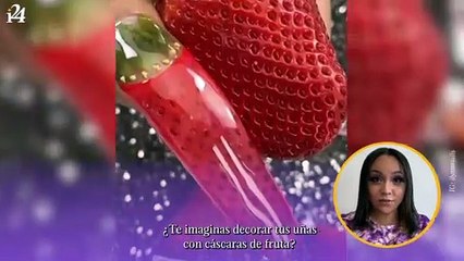 Uñas con cáscaras de frutas: ¿Te atreverías a usar este tipo de manicura?
