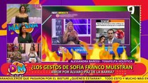 Análisis de los gestos: ¿Sofía Franco sigue enamorada de Álvaro Paz de la Barra?