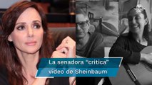 Lilly Téllez reacciona a palomazo de Sheinbaum: “No se vale utilizar métodos de tortura”