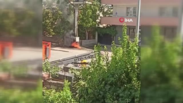 Batman haberleri | Batman'da elektrik trafosunda çıkan yangın paniğe neden oldu