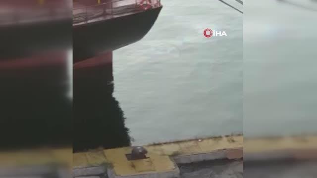 İzmit Körfezi'ni kirleten gemiye ceza yağdı