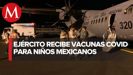 Llegan casi 65 mil dosis covid para menores de edad a Tamaulipas