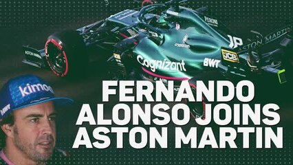 Download Video: Fernando Alonso joins Aston Martin