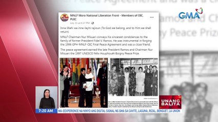 Mga kaibigan at dating nakatrabaho ni FVR, nagpaabot ng pakikiramay | UB