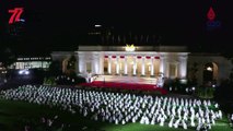 Presiden dan Wakil presiden Pimpin acara Zikir dan Doa Kebangsaan 77 Tahun Indonesia Merdeka