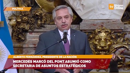 Mercedes Marcó del Pont asumió como secretaria de Asuntos Estratégicos