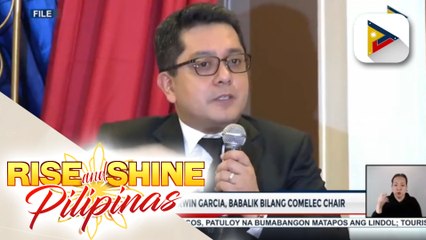 Dating Comm. George Erwin Garcia, babalik bilang Comelec Chair