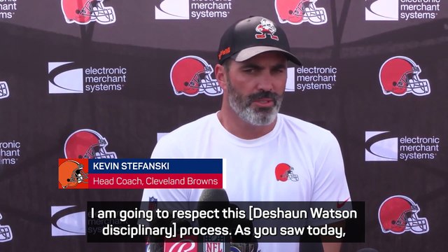 Uncomfortable Browns coach Stefanski says he will respect Deshaun Watson hearing