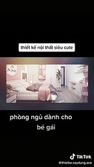 Phòng Ngủ Bé Gái Đẹp Ấn Tượng