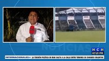 Vientos huracanados derriban el techo del Estadio Las Americas de Azacualpa, Santa Bárbara